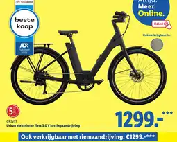 Lidl CRIVIT Urban elektrische fiets 3.0 Y kettingaandrijving aanbieding