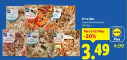 Lidl Verse pizza aanbieding