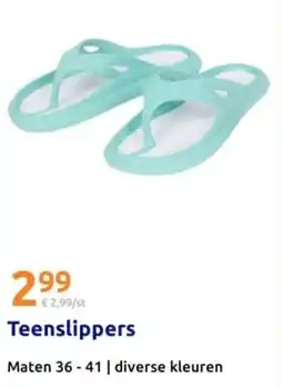Action Teenslippers aanbieding