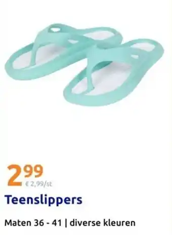 Action Teenslippers aanbieding