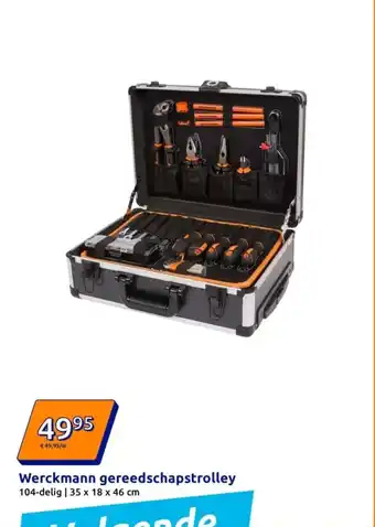 Action Werckmann gereedschapstrolley aanbieding