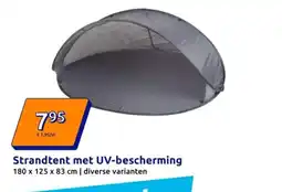 Action Strandtent met UV-bescherming aanbieding