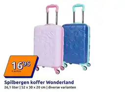Action Spilbergen koffer Wonderland aanbieding