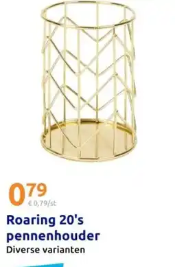 Action Roaring 20's pennenhouder aanbieding