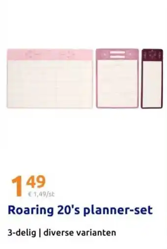 Action Roaring 20's planner set aanbieding
