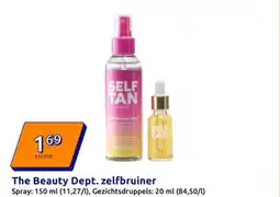 Action The Beauty Dept. zelfbruiner aanbieding
