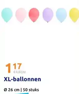 Action XL ballonnen aanbieding