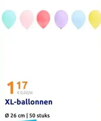 Action XL ballonnen aanbieding