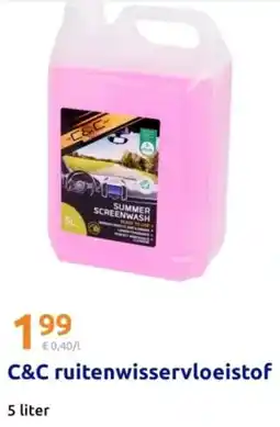 Action C&C ruitenwisservloeistof aanbieding