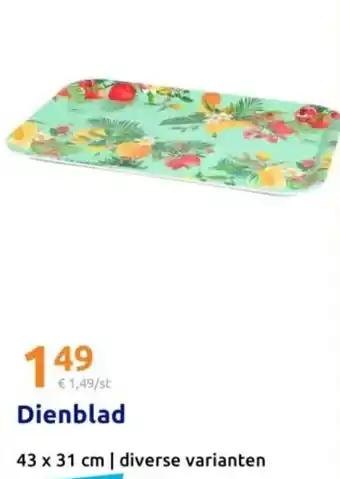 Action Dienblad aanbieding
