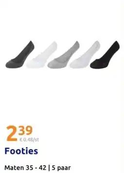 Action Footies aanbieding