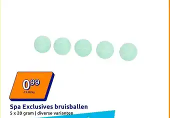 Action Spa Exclusives bruisballen aanbieding