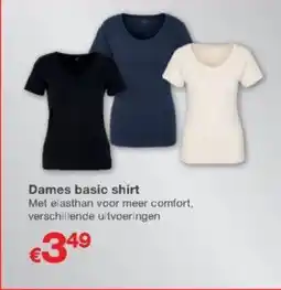 Kik Dames basic shirt aanbieding