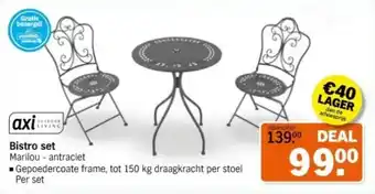Albert Heijn Bistro set aanbieding