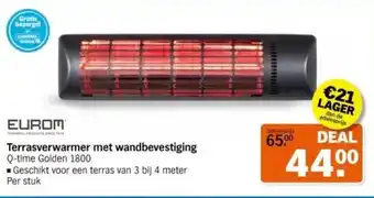 Albert Heijn Terrasverwarmer met wandbevestiging aanbieding