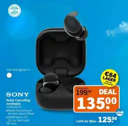 Albert Heijn SONY Noise Cancelling oordopjes aanbieding