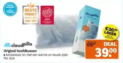 Albert Heijn cloudpillo Original hoofdkussen aanbieding