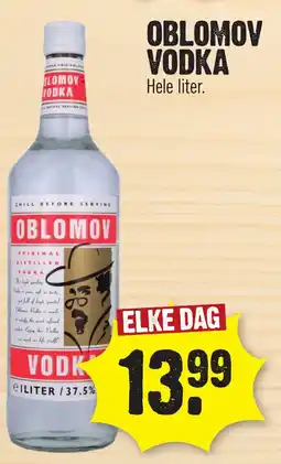 Super Dirck 3 Oblomov Vodka aanbieding
