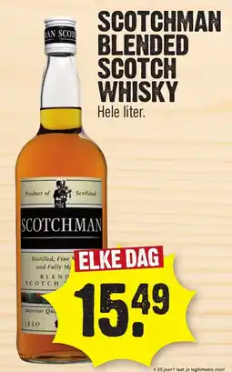 Super Dirck 3 Scotchman blended scotch whisky aanbieding
