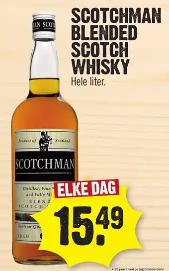 Super Dirck 3 Scotchman blended scotch whisky aanbieding