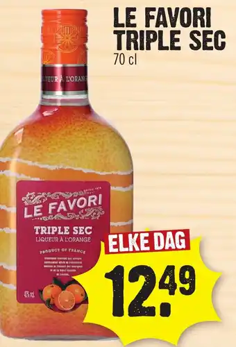 Super Dirck 3 Le favori triple sec aanbieding