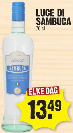 Super Dirck 3 Luce di sambuca aanbieding