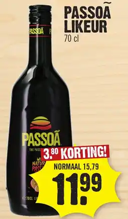 Super Dirck 3 Passoa likeur aanbieding