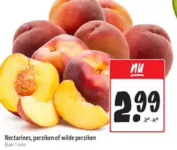 Jumbo Nectarines, perziken of wilde perziken aanbieding