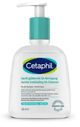 De Online Drogist Cetaphil Gentle Exfoliating SA Huidreiniger 236ML aanbieding