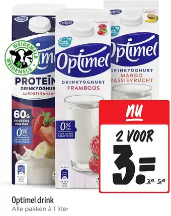 Jumbo Optimel drink aanbieding