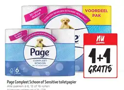 Jumbo Page Compleet Schoon of Sensitive toiletpapier aanbieding