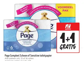 Jumbo Page Compleet Schoon of Sensitive toiletpapier aanbieding