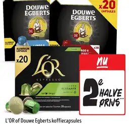 Jumbo L'OR of Douwe Egberts koffiecapsules aanbieding
