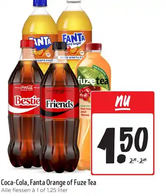 Jumbo Coca-Cola, Fanta Orange of Fuze Tea aanbieding