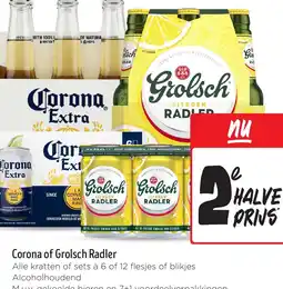Jumbo Corona of Grolsch Radler aanbieding
