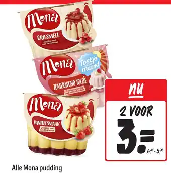 Jumbo Alle Mona pudding aanbieding