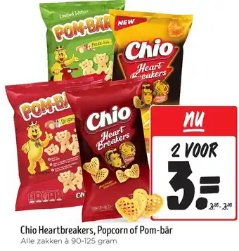 Jumbo Chio Heartbreakers, Popcorn of Pom-bär aanbieding