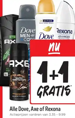 Jumbo Alle Dove, Axe of Rexona aanbieding