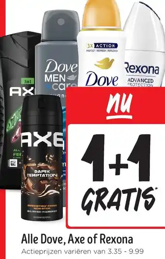 Jumbo Alle Dove, Axe of Rexona aanbieding