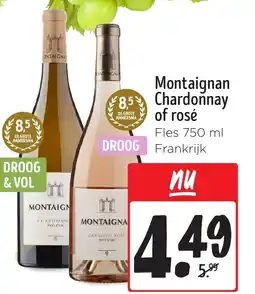 Jumbo Montaignan Chardonnay of rosé aanbieding
