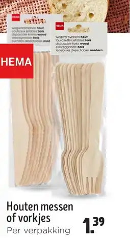 Jumbo Houten messen of vorkjes aanbieding