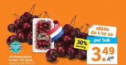 Albert Heijn AH Nederlandse kersen 350 gram aanbieding
