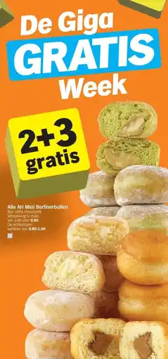 Albert Heijn Alle AH Mini Berlinerbollen aanbieding