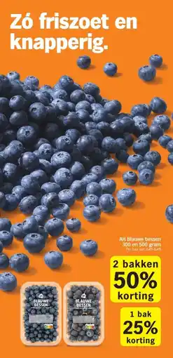 Albert Heijn AH Blauwe bessen aanbieding