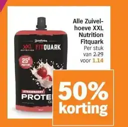 Albert Heijn Alle Zuivel- hoeve XXL Nutrition Fitquark Per stuk aanbieding