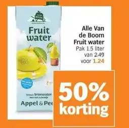 Albert Heijn Alle Van de Boom Fruit water aanbieding