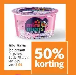 Albert Heijn Mini Melts ice cream Diepvries aanbieding