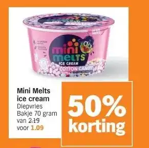 Albert Heijn Mini Melts ice cream Diepvries aanbieding