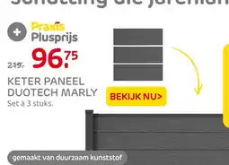 Praxis Keter paneel duotech marly aanbieding