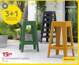Praxis Keter barkruk lucca aanbieding